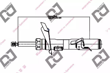 Амортизатор DJ PARTS DS1663GS